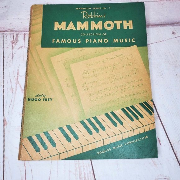 1936 Mammoth Series #1 Robbins Mammoth Collection Of Famous Piano Music Book - Picture 1 of 12